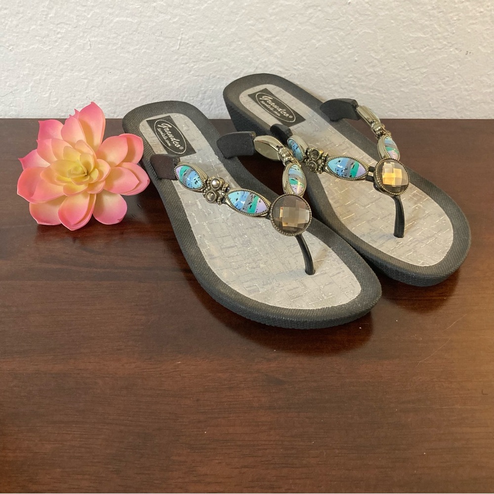 Grandco Jeweled Sandals